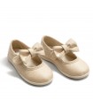 ZAPATO VESTIR LAZO -4122 BEIG BRILLO