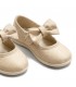 ZAPATO VESTIR LAZO -4122 BEIG BRILLO