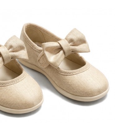 ZAPATO VESTIR LAZO -4122 BEIG BRILLO
