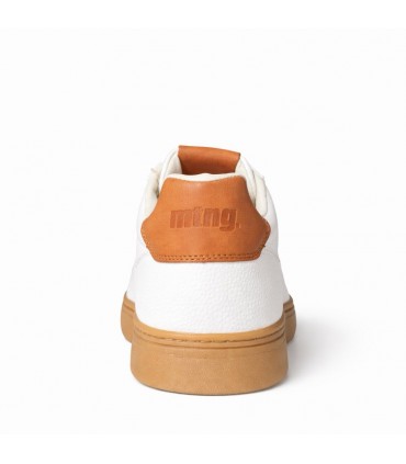 ZAPATILLA MUSTANG CHICO 84823 BLANCO MARRON