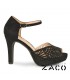 SANDALIA FIESTA PRESTIGIO C-151 NEGRO