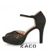 SANDALIA FIESTA PRESTIGIO C-151 NEGRO