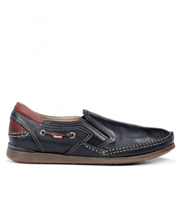 ZAPATO FLUCHOS PIEL MARINER 9883 MARINO TERRACOTA