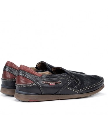 ZAPATO FLUCHOS PIEL MARINER 9883 MARINO TERRACOTA