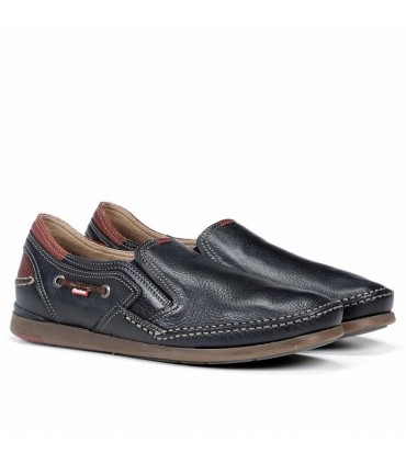ZAPATO FLUCHOS PIEL MARINER 9883 MARINO TERRACOTA