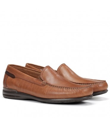 ZAPATO MOCASIN FLUCHOS ORION 8682 CUERO TABACO