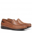 ZAPATO MOCASIN FLUCHOS ORION 8682 CUERO TABACO