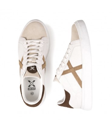 ZAPATILLA MUNICH RETE 118 8080118 BLANCO BEIGE
