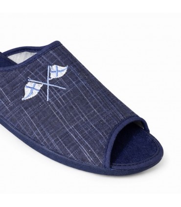 ZAPATILLA CASA HOMBRE ABIERTA 31-323 MARINO