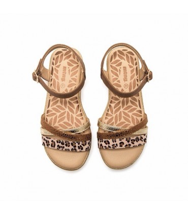 SANDALIA PLATAFORMA MUSTANG 49080 BROWN