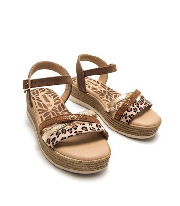 SANDALIA PLATAFORMA MUSTANG 49080 BROWN