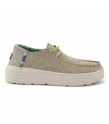 ZAPATILLA WALKIN PITAS MUJER POPPY 57-BEIGE