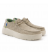 ZAPATILLA WALKIN PITAS MUJER POPPY 57-BEIGE