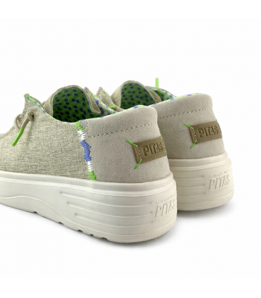 ZAPATILLA WALKIN PITAS MUJER POPPY 57-BEIGE