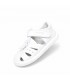 SANDALIA TITANITOS PIEL L500 FLOR BLANCO