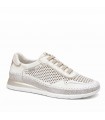ZAPATO CUÑA FLUCHOS PICADOS F2143 BEIGE