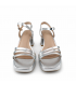 SANDALIA TACON PLATA TIRAS W6932