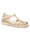 SANDALIA CANGREJERA AMARPIES AMD30030 BEIGE