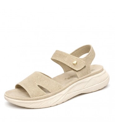 SANDALIA CONFORT AMARPIES ABZ28660 BEIGE