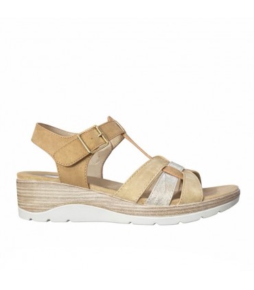 SANDALIA AMARPIES CONFORT ABZ30141 COMBI CUERO