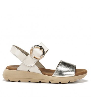 SANDALIA DORKING BY FLUCHOS PIEL GANDIA D9523 PLATINO