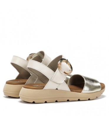 SANDALIA DORKING BY FLUCHOS PIEL GANDIA D9523 PLATINO