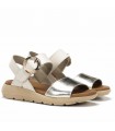 SANDALIA DORKING BY FLUCHOS PIEL GANDIA D9523 PLATINO