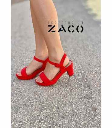 SANDALIA BASIC F4089 ROJO