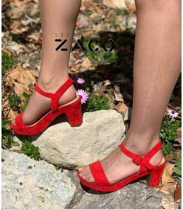 SANDALIA BASIC F4089 ROJO