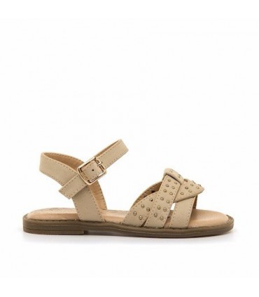 SANDALIA MUSTANG TACHUELAS 40057 NATURAL