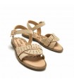 SANDALIA MUSTANG TACHUELAS 40057 NATURAL