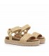 SANDALIA MUSTANG PLATAFORMA 40031 CHAMPAGNE NATURAL