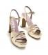 SANDALIA TACON MARIA MARE CRUZADA 68711 PLATINO