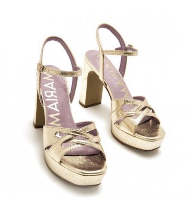 SANDALIA TACON MARIA MARE CRUZADA 68711 PLATINO