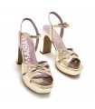 SANDALIA TACON MARIA MARE CRUZADA 68711 PLATINO