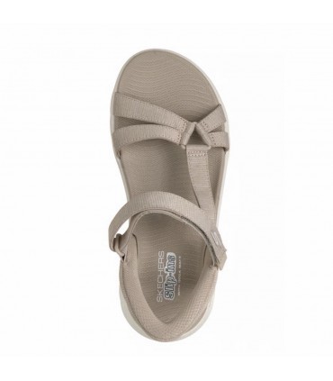 SANDALIA SKECHERS GO WALK FLEX 141481 MUJER TAUPE