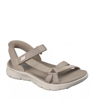 SANDALIA SKECHERS GO WALK FLEX 141481 MUJER TAUPE