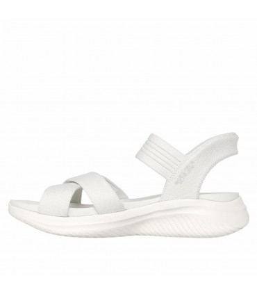 SANDALIA SKECHERS SLIP-IN ULTRA FLEX MUJER 119975 BLANCO
