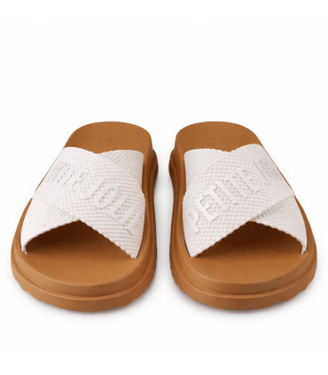 CHANCLA PETIT JOLIE PLATAFORMA PJ6812 OFF WHITE