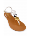SANDALIA PETIT JOLIE BOLA Y CUADRADO PJ7655 OFF WHITE