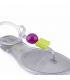 SANDALIA PETIT JOLIE BOLA Y CUADRADO PJ7655 TRASLUCENT