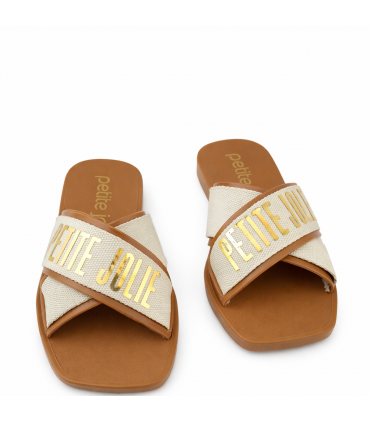 CHANCLA PETIT JOLIE PJ7611 DULCE DE LECHE