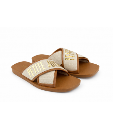 CHANCLA PETIT JOLIE PJ7611 DULCE DE LECHE