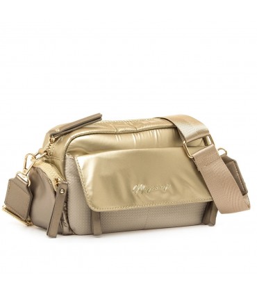 BOLSO BANDOLERA MARIA MARE 59993 ORO METALIZADO