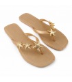 CHANCLA PETIT JOLIE 3 ESTRELLAS PJ7651 METALIC GOLD