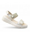 SANDALIA CONFORT AMARPIES PIRAMIDE ABZ30132 COMBI KHAKI