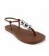 SANDALIA PETIT JOLIE 3 BOLITAS PJ7665CX CHOCOLATE