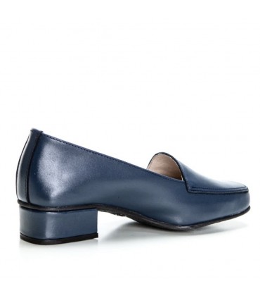 ZAPATO PIEL D CHICAS PIEL 0181 RIVER AZUL MARINO