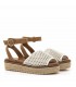 SANDALIA MUSTANG PLATAFORMA 59617 BLANCO