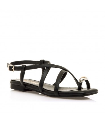 SANDALIA PLACA MUSTANG 55681 BLACK